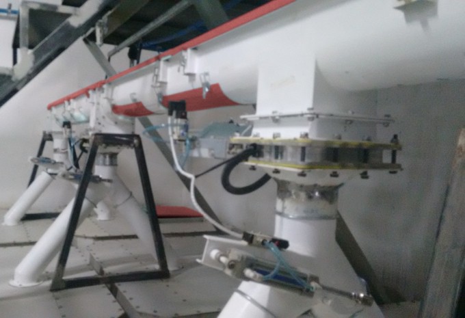 VÁLVULA GUILHOTINA E DESVIO DE FLUXO COMANDO ELETRO PNEUMÁTICO